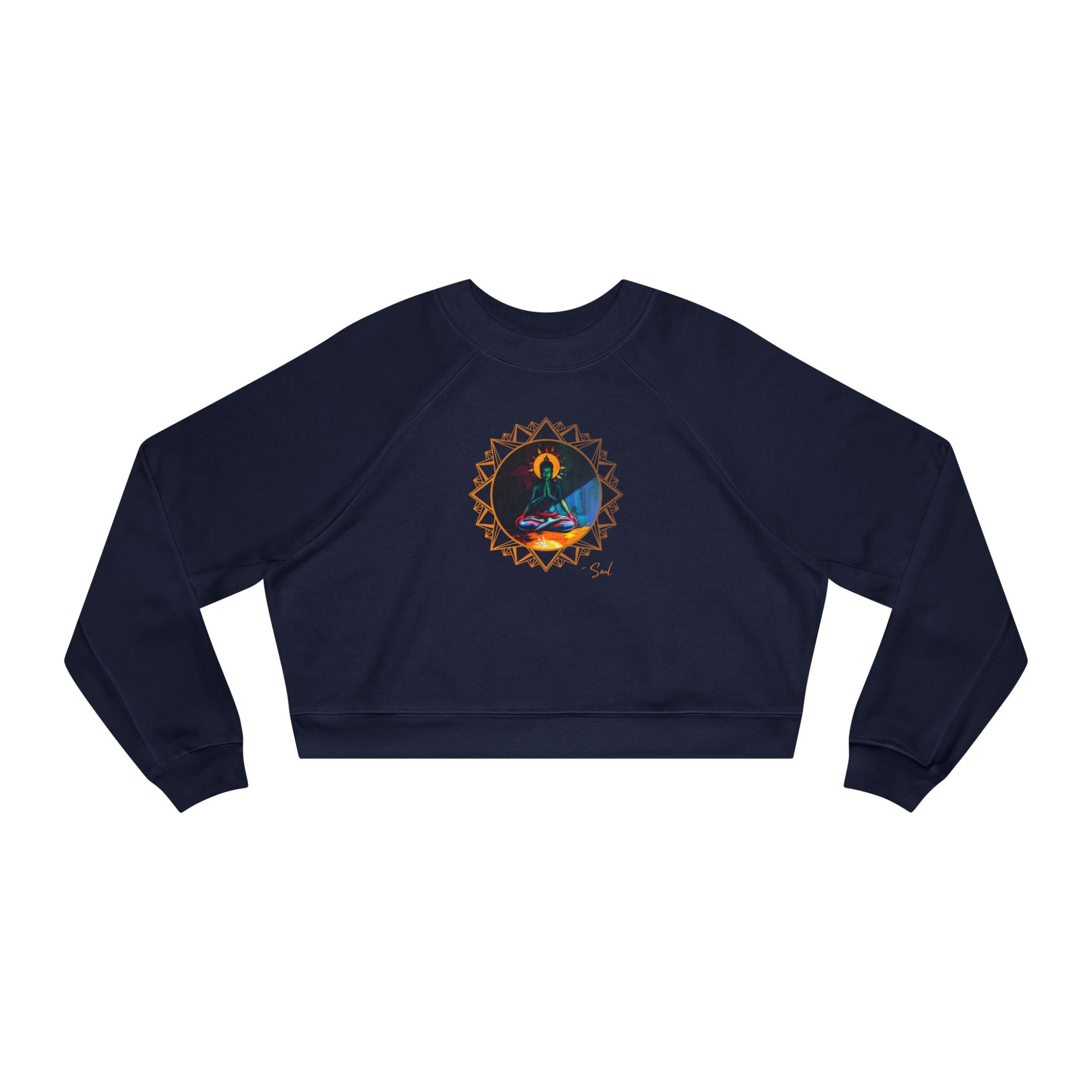 Lord Krishna Cropped Sweater