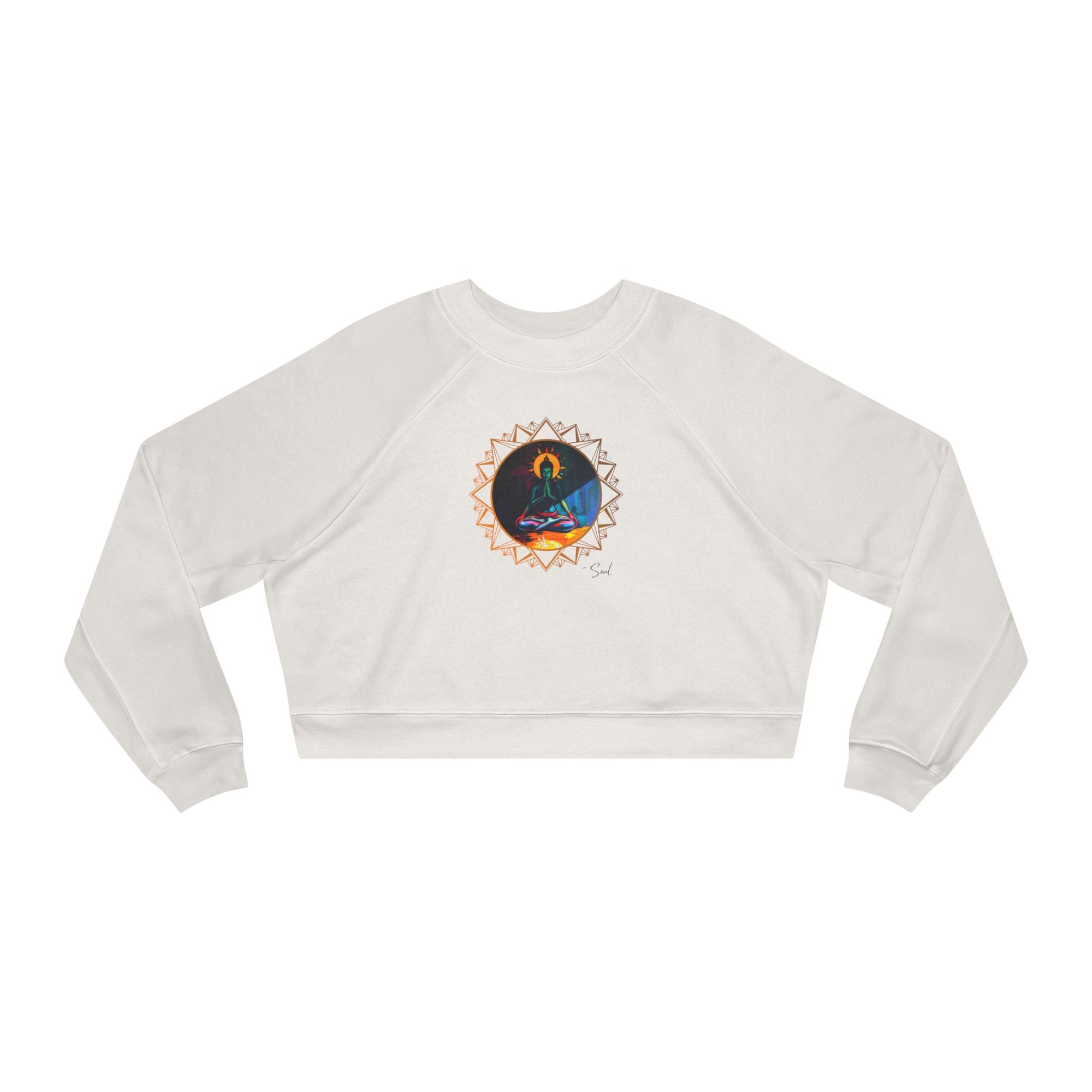 Lord Krishna Cropped Sweater