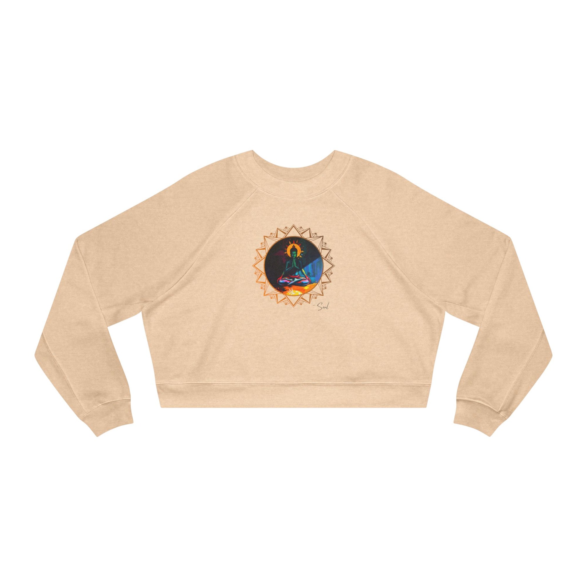Lord Krishna Cropped Sweater