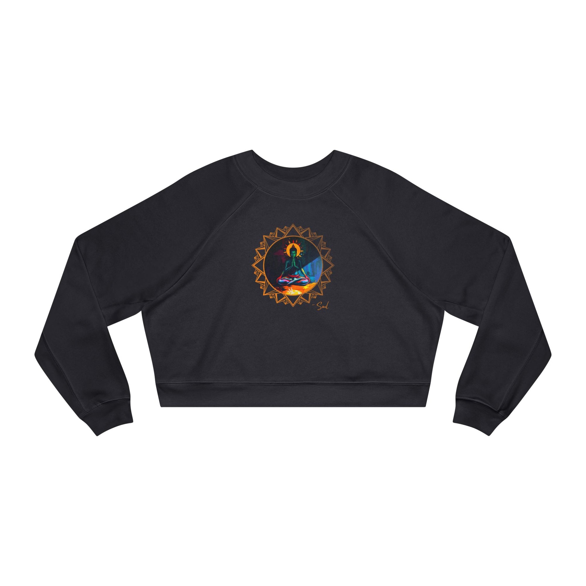 Lord Krishna Cropped Sweater