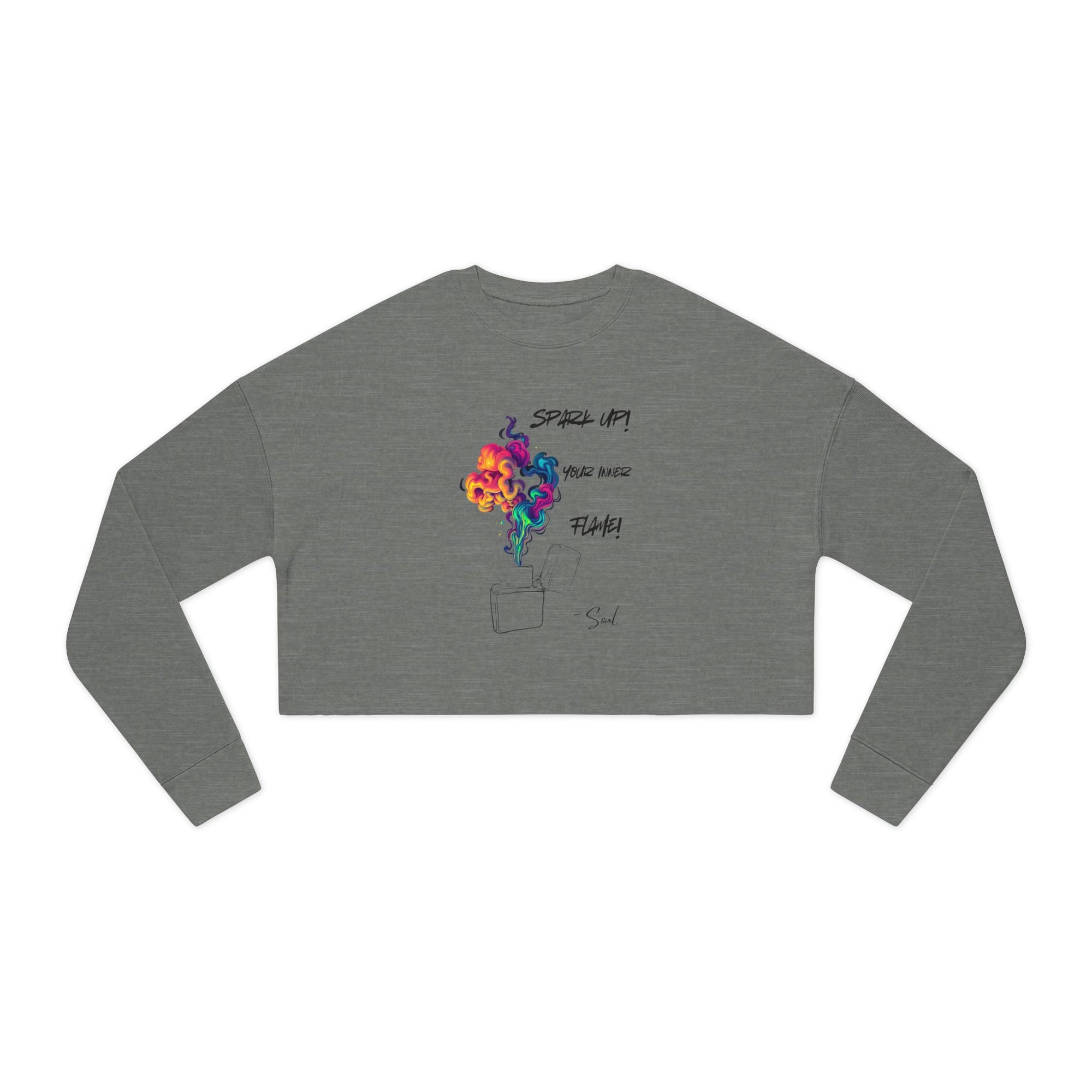 Flame of Passion Cropped Sweater