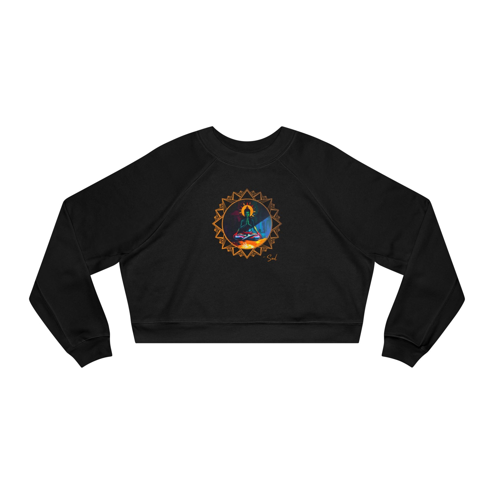 Lord Krishna Cropped Sweater