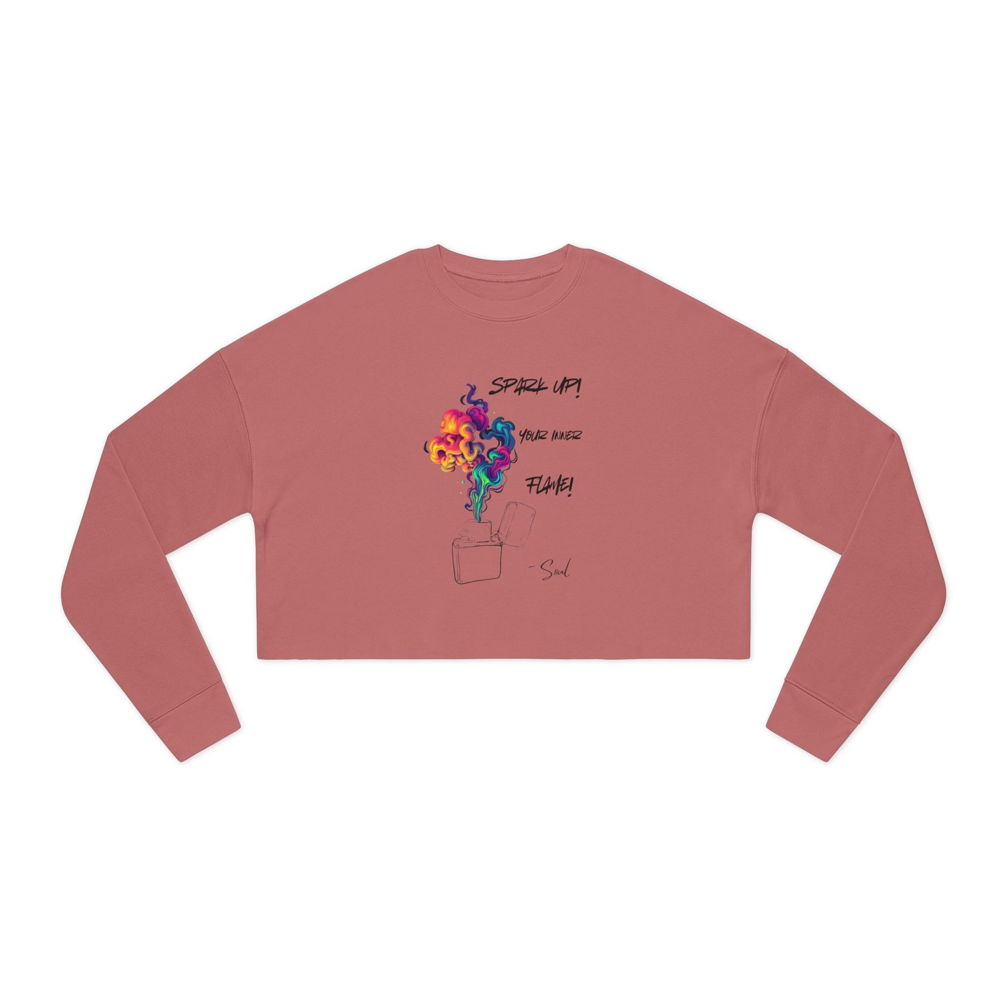 Flame of Passion Cropped Sweater