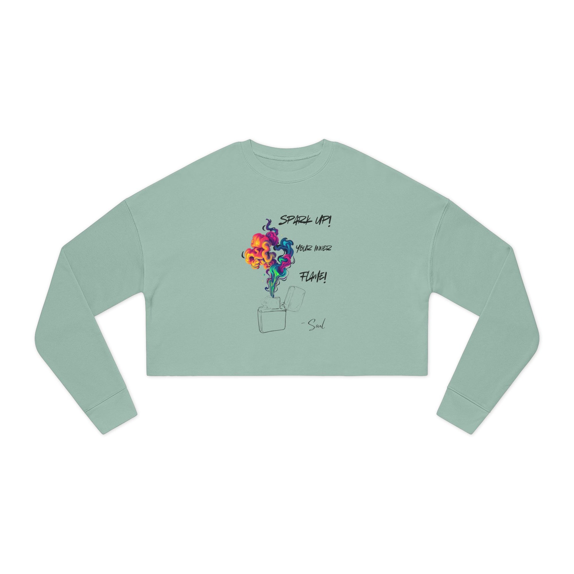 Flame of Passion Cropped Sweater
