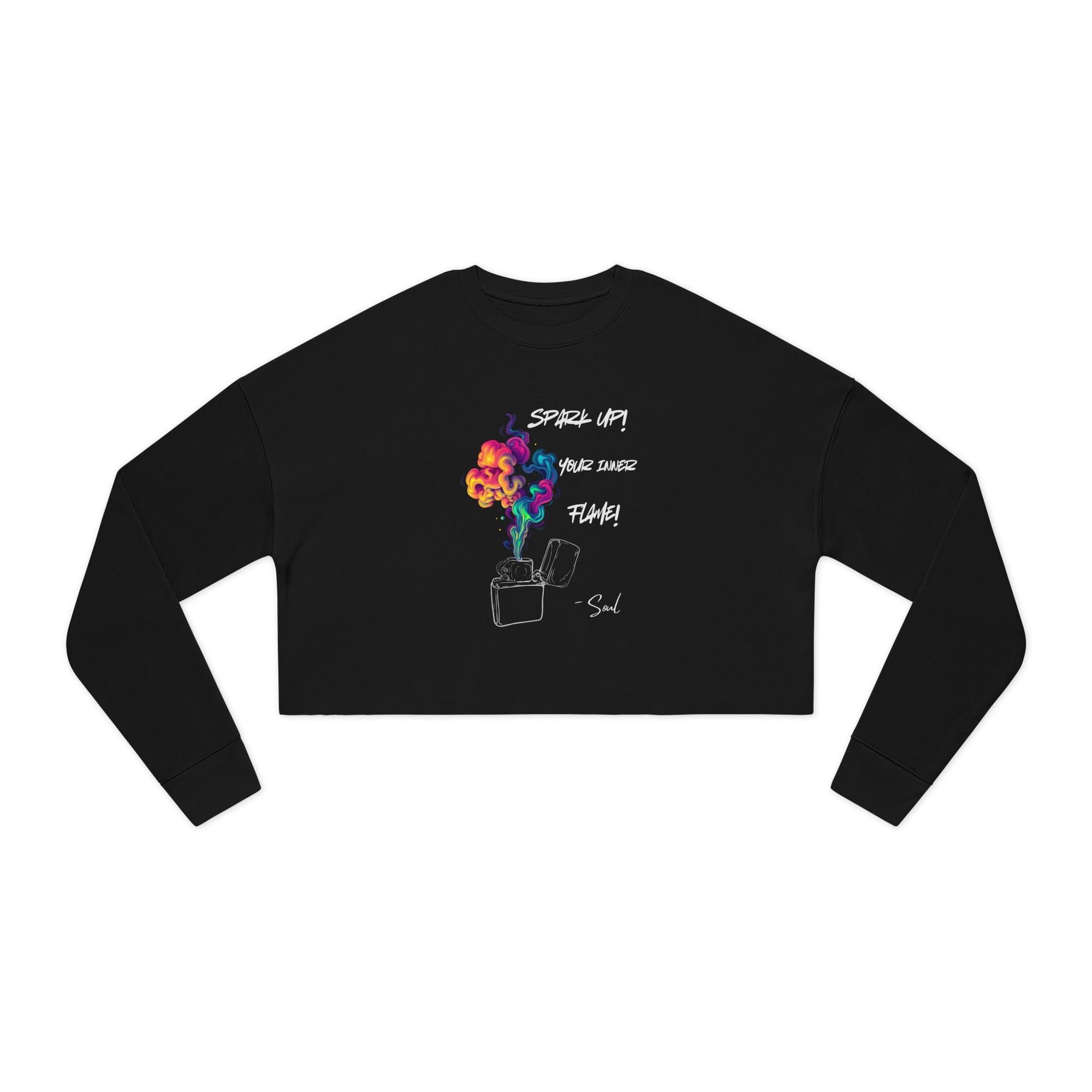 Flame of Passion Cropped Sweater