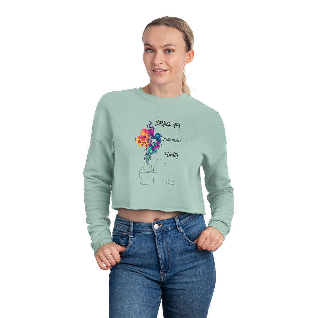 Flame of Passion Cropped Sweater