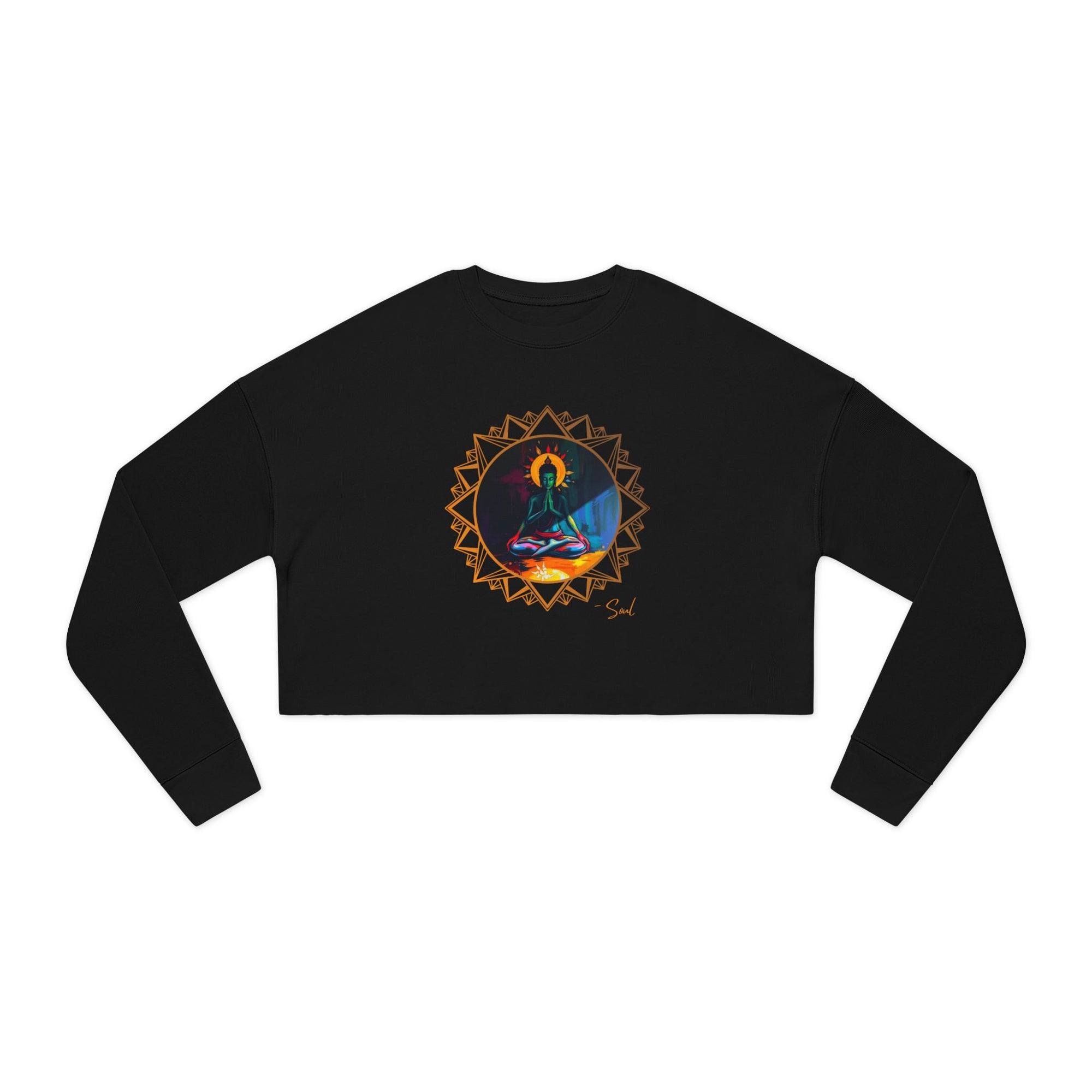 Lord Krishna Cropped Sweater